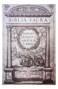 Frontispiece of Plantin Polyglot Bible or Antwerp Polyglot or Biblia Regia