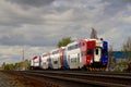 `FrontRunner` Commuter Train in Utah Royalty Free Stock Photo