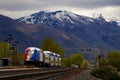 `FrontRunner` Commuter Train in Utah Royalty Free Stock Photo