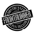 Frontrunner rubber stamp Royalty Free Stock Photo