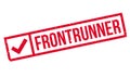 Frontrunner rubber stamp Royalty Free Stock Photo