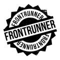 Frontrunner rubber stamp Royalty Free Stock Photo