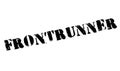 Frontrunner rubber stamp Royalty Free Stock Photo