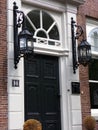 Fronts of Dutch houses - Amsterdam, Holland, Netherlands