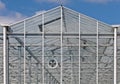 Frontview of a new greenhouse