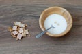 Froot loops forming a smiley face. Royalty Free Stock Photo