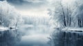 frost cold ice background