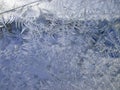 Frost on glass