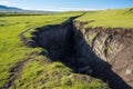 frost heave due to ground permafrost thawing