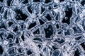 Frost, ice texture. ice pattern texture Royalty Free Stock Photo