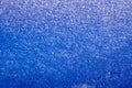 frost in the morning by car,the blue car is covered with hoarfrost in morning Royalty Free Stock Photo