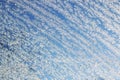 Frost pattern on glass on blue sky background Royalty Free Stock Photo