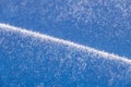 Frost texture over blue metal. Abstract background Royalty Free Stock Photo