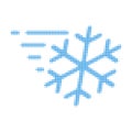 Frost Wind Halftone Dotted Icon