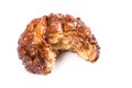 A frosted apple fritter donut Royalty Free Stock Photo