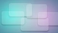 Frosted Glass Rectangles Overlapping on Gradient Background abstract blue Royalty Free Stock Photo