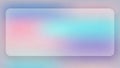 Frosted Glass Rectangular Panel with Soft Pastel Gradient Background glass panel rectangular shape Royalty Free Stock Photo