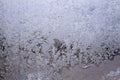 Frosted glass texture as background. Winter, cold weather concept Royalty Free Stock Photo