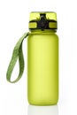 Frosted green drinking bottle for sport