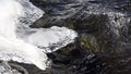 Frosted River, Brook in Winter, Frozen Snow, Icicle Mountain Creek