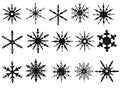 Frosted Snowflake Elements 4