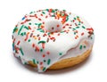 Frosted Sprinkle Doughnut Royalty Free Stock Photo