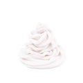 Frosting cream swirl isolated