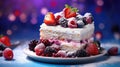 frosting sweet cake food Royalty Free Stock Photo