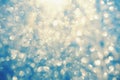 Frosty bokeh glitter sparkle abstract background