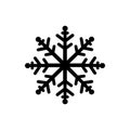 Frosty flurry snowflake icon