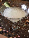 Frosty Lavender Daquiri Royalty Free Stock Photo