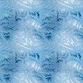 frosty patterns on the glass. seamless pattern. Royalty Free Stock Photo