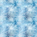 frosty patterns on the glass. seamless pattern