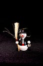 Frosty, snowman, Christmas ornament Royalty Free Stock Photo