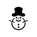 Frosty the Snowman icon - Simple Vector Illustration