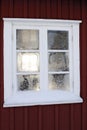 Frosty window Royalty Free Stock Photo