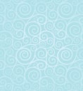 Frosty winter swirl seamless pattern