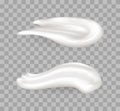 Froth Shaving Gel Set Cream Realistic Icon Vector