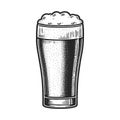 Frothy Beer Glass sketch raster