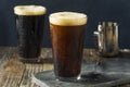 Frothy Nitro Cold Brew Coffee Royalty Free Stock Photo