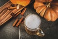 Spicy pumpkin Ale Royalty Free Stock Photo