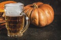 Spicy pumpkin Ale Royalty Free Stock Photo