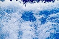 Frothy water splash abstract background Royalty Free Stock Photo