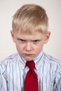 Frowning child Royalty Free Stock Photo