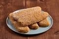 Frozen Alaska pollock fillets Royalty Free Stock Photo