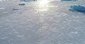 Frozen Antarctic wild nature landscape aerial view Royalty Free Stock Photo