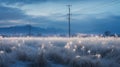 Luminous And Dreamlike Winter Scenes In Rural Japan Royalty Free Stock Photo