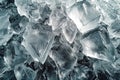 Frozen Artistry: Crystalized Ice Patterns Royalty Free Stock Photo