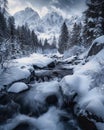 Frozen Beauty: A Visual Journey Through the Snowy Mountains and