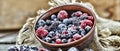 Frozen berries health food